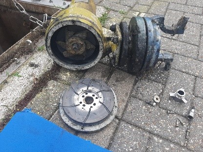 Verstopping in het riool